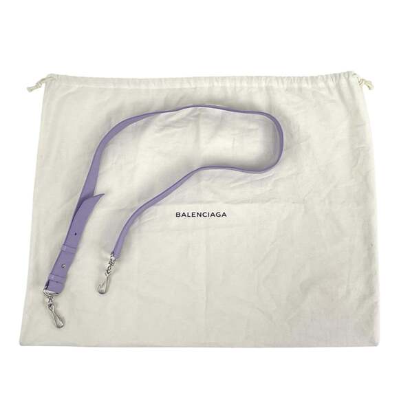 Balenciaga Le City Handbag, 2-Way Shoulder Bag, Leather, Purple, 797789, Women's - Picture 14 of 14